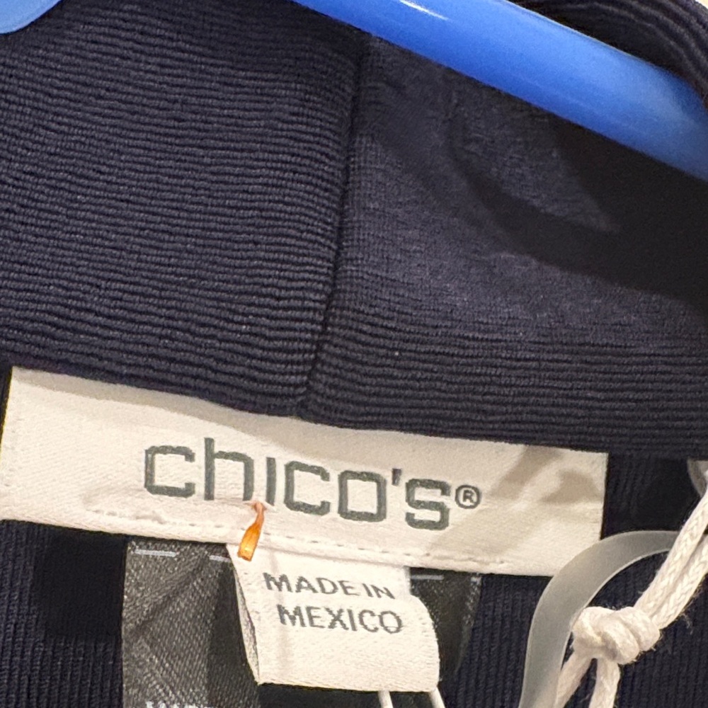 Chico's Dark Blue Knit Ensemble - Picture 2 of 5